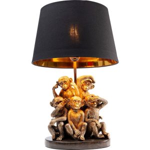 KARE DESIGN Animal Five Monkeys bordslampa - polyresin