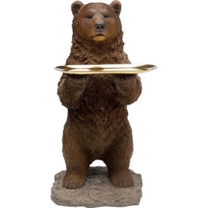 KARE DESIGN Butler Standing Bear figur - flerf&auml;rgad polyresin och st&aring;l - Kare Design