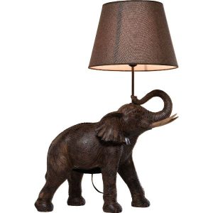 KARE DESIGN Elefant bordslampa - svart polycerin - Kare Design