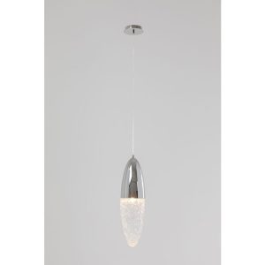 KARE DESIGN Frozen taklampa - klarglas och kromst&aring;l - Kare Design