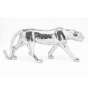 KARE DESIGN Mosaic Walking Leopard figur - spegelglas polyresin - Kare Design