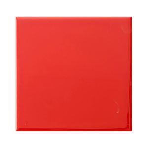 Kakel Arredo Color Rojo Liso Brillo 15x15 cm - Arredo