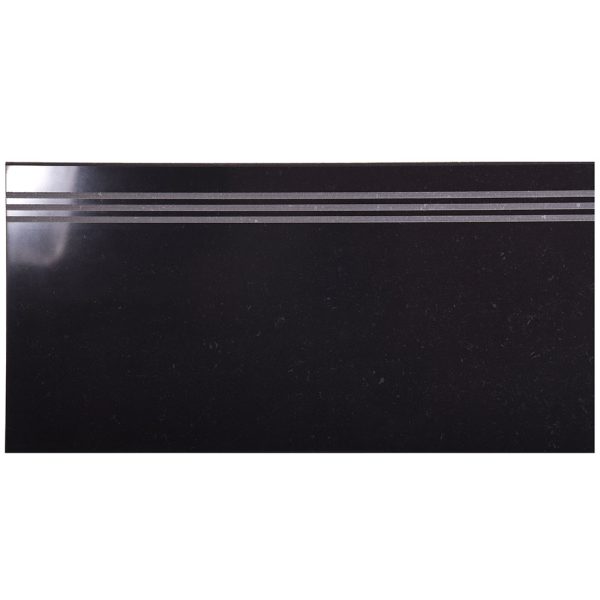 Klinker Arredo Fojs Collection Black Glossy 30x60 cm Trappsteg/Trappnos - Arredo