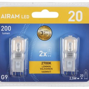 LED G9 2.5W=20W - Airam -