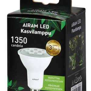 LED Växtlampa Par16 6W E14 - Airam -