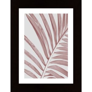 Pink Palm Leaves Poster - Hambedo