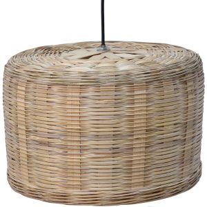 TRADEMARK LIVING rund taklampa - naturf&auml;rgad bambu - Trademark Living