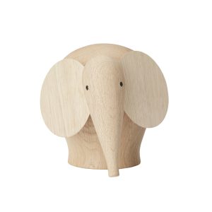 WOUD Nunu elefant medium - naturlig ek - Woud