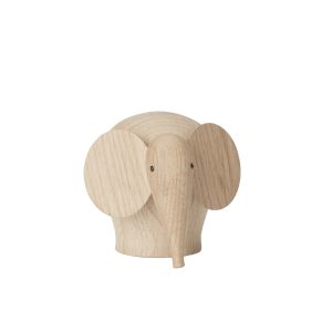 WOUD Nunu elefant mini - naturlig ek - Woud