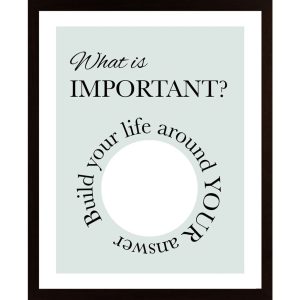 What Is Important Poster - Hambedo